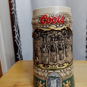 Coors beer mug stein